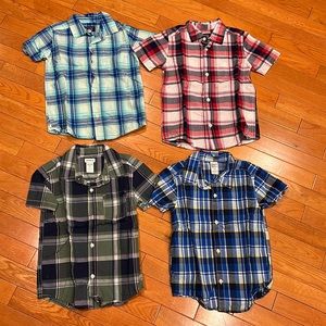 Boys plaid shirts size 5T
